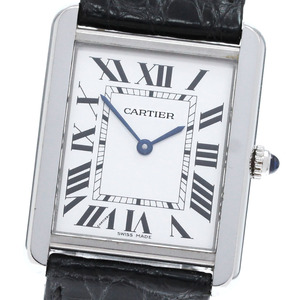 カルティエ CARTIER W5200003 タンクソロLM クォーツ メンズ _845745