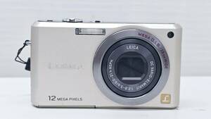 M-7358 【同梱不可】980円～ 現状品　Panasonic/パナソニック　LUMIX DMC-FX100　コンパクト　デジカメ　ゴールド系　通電未確認　