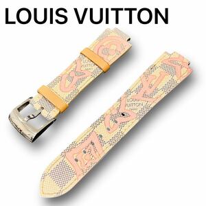 超美品 LOUIS VUITTON ヴィトン タンブール ベルト ワンタッチ 腕時計ベルト レザー ホライゾン