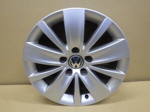 【岩手 盛岡発】中古 純正 ホイール VW シャラン DBA-7NCTH 16インチ 16ｘ6.5J 5H 112mm +33 1本 傷有 ①