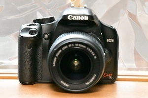 一眼レフカメラ 中古 初心者 Canon EOS Kiss X2 レンズキット 整備 センサークリーニング【中古】