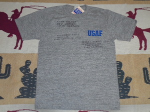 23 東洋 バズリクソンズ BR79173 113 杢グレー L 半袖 Tシャツ USAF 61st FIGHTER SQ. 日本製