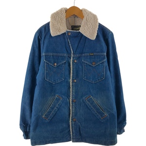 古着 70年代 ラングラー Wrangler WRANGE COAT ランチコート デニムボア ランチコート USA製 メンズM相当 ヴィンテージ /evb007462