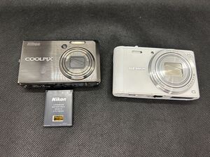 SONY ソニー コンパクト デジタルカメラ Cyber-shot サイバーショット DSC-WX350 ニコン NIKON クールピクス COOLPIX S600 2点 おまとめ