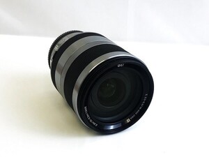 1円スタート SONY ソニー 高倍率ズームレンズ E 18-200mm F3.5-6.3 OSS ソニーEマウント用 APS-C専用 SEL18200 ブラック シルバー A10591