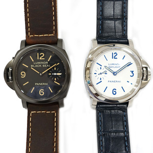 【栄】パネライ ルミノール 8デイズ 2本セット PAM00786 ブラック ホワイト 手巻き 腕時計 メンズ