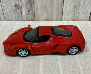 〈N3470〉　ミニカー ホットウィール Ferrari フェラーリ ENZO FERRARI エンツォフェラーリ　1／18 イタリアンレッド　中古品　現状品