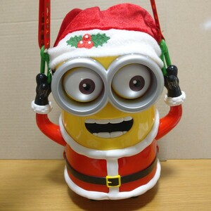 USJ 限定 minions minion Dave クリスマス Christmas ポップコーンバケツ ケース ミニオンズ ミニオン figure ユニバ コレクション 置物