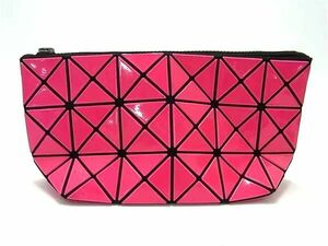 1円 ■美品■ BAO BAO ISSEY MIYAKE バオバオイッセイミヤケ PVC ポーチ マルチケース レディース ピンク系 AX7760