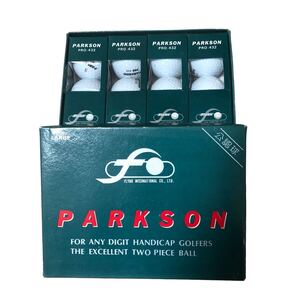 ★ 新品未使用 PARKSON ゴルフボール 1ダース 12球セット 公認球 ラージ 2ピース GOLFBALL