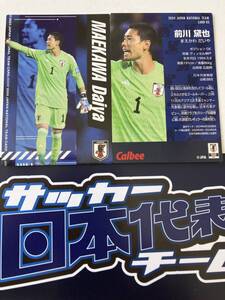 サッカー日本代表 2024 R-03 前川 黛也（ヴィッセル神戸）レギュラーカード（GK）J1優勝 カルビー チーム チップス 最新版 即決 送料無料