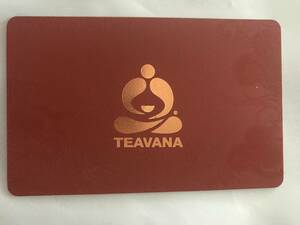 【Starbucks】スターバックス カード TEAVANA　2013年 新品未使用　レア品