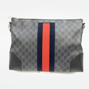 【中古】GUCCI　GGスプリーム　シェリーライン　ショルダーバッグ　474139　グッチ[240092266287]