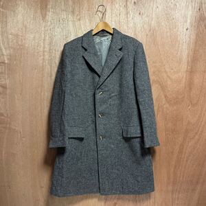 希少【HARRIS TWEED ハリスツイード【商品名】vintage ツイード ウール/コート ショップコート