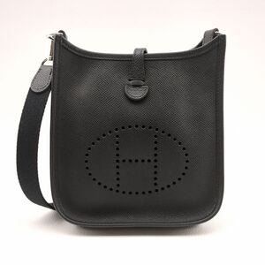 エルメス　ショルダーバッグ　エブリンTPM　ブラック　 A MM007　HERMES ◆3109/宮竹店