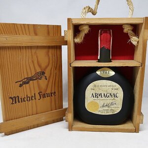 DKG★ 古酒 michel faure 1961 ミシェル・フォール 750ml アルマニャック ブランデー micbel faure ミシェル・フォーレ 木箱付き