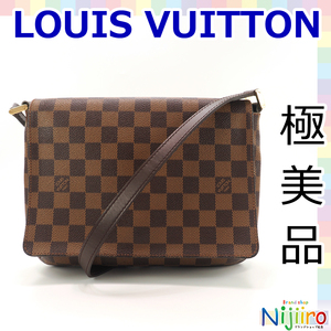 【極美品】ルイヴィトン　LOUIS VUITTON ダミエ　ミュゼット　タンゴ ハンドバッグ　ショルダーバッグ ブラウン　茶色