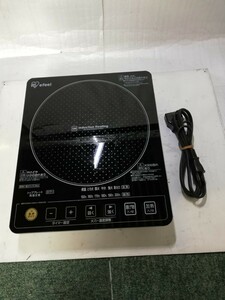 管72（中古現状、即発送）アイリスオーヤマ 卓上IH調理器 EIH-14V-B IRIS OHYAMA IHクッキングヒーター 音声ガイド付き　30cm 