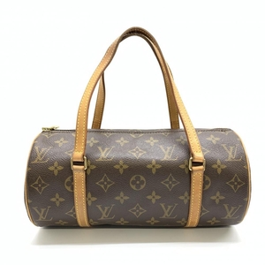 LOUIS VUITTON ルイヴィトン M51386 パピヨン26 モノグラム ハンドバッグ 筒形 ブラウン レディース ブランド 管理RT36919