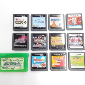 I2776 ゲー厶ソフト まとめ Nintendo DS ゲームボーイアドバンス ポケモン リーフグリーン ハートゴールド 太鼓の達人 中古 ジャンク品