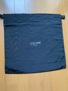 正規 CELINE セリーヌ 付属品 シューズバッグ 保存袋 黒 サイズ 縦 39cm 横 39cm