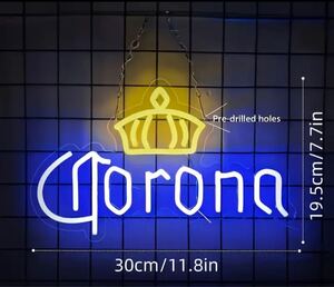 コロナ ネオンサイン インテリア 看板 お洒落 LED 照明 ガレージ装飾 CORONA 店舗の装飾 雰囲気作り アメリカン雑貨 