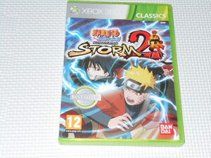 xbox360★NARUTO SHIPPUDEN ULTIMATE NINJA STORM 2 海外版 PAL★箱付・説明書付・ソフト付