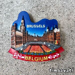 ☆新品☆【ベルギー】ブリュッセル　スーベニア マグネット　お土産 コレクション　Belgium