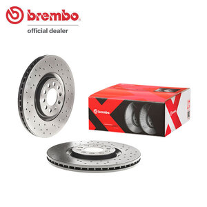 brembo ブレンボ エクストラブレーキローター フロント用 アウディ S3 8LAMKF 8LBAMF H13.1～H15.9 ターボ クワトロ 1.8L