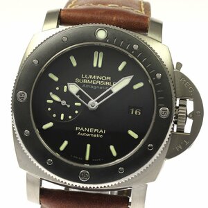 パネライ PANERAI PAM00389 ルミノール1950 サブマーシブル アマグネティック3デイズ チタニオ 自動巻き メンズ 保証書付き_808645