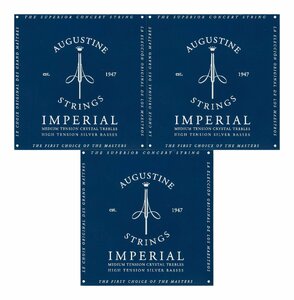 ★AUGUSTINE IMPERIAL/BLUE x3SET ハイテンション★新品/メール便