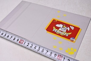 SNOOPY ★ スヌーピー ★ テレホンカード ★ THE ENCYCLOPEDIA ★ 50度数 ★ ピーナッツ ★ PEANUTS ★ 赤色 黄色縁 ★ 中古品 ★ 未使用 2