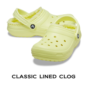 25cm クロックス Classic Lined Clog クラシック ラインド クロッグ サルファ― イエロー系 M7W9 ボア 新品