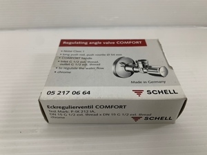 SCHELL【052170664】Regulating angle valve COMFORT Made in Germany