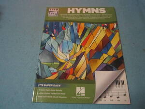 ｍ輸入ピアノ用楽譜　Hymns (Super Easy Songbook)　賛美歌　宗教音楽　60曲　　入門者でも簡単演奏　　左手コード図付き