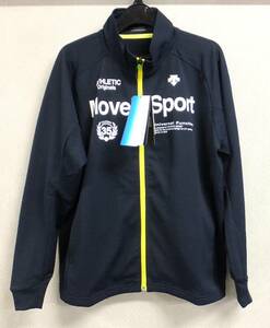 即決お買得♪デサント◆MoveSport◆ジュニア用トレーニングスーツ(紺)size150cm◆JF10/JG10◆ジャージ上下・ドライトランスファー