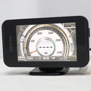 DKG★送料無料★ CELLSTAR セルスター ASSURA アシュラ GPS レーダー探知機 AR-101LA タッチパネル　台座 SDカード 付き