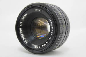 【返品保証】 【和製ズミクロン】 リコー Ricoh XR Rikenon 50mm F2 レンズ v7517