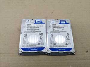 WD WD3200LPCX 320GB HDD 2個セット ジャンク扱い