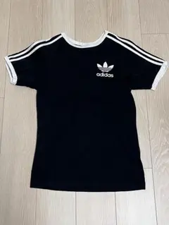 《早い者勝ち》【adidas美品】 3ストライプTシャツ レディースMサイズ