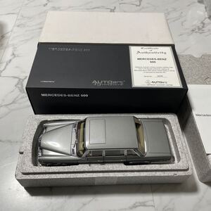 【箱付き】《1/18スケール》Mercedes Benz 600 AUTOart ミニカー 模型 コレクション放出 メタルダイキャスト メルセデスベンツ シルバー