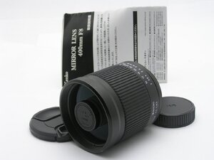 ★ハローカメラ★1円スタート★4687 PENTAX用 Kマウント MC MIRROR LENS 400mm F8.0 説明書付 美品　動作品、現状、　即決有り