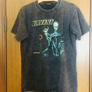 ニルヴァーナ Nirvana L バンドTシャツ ロックTシャツ ブラック