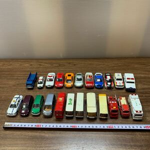 TOMICA トミカ ミニカー まとめて パトカー/タクシー/消防車/バス/レーシングカー 他 おもちゃ レトロ 昭和 (山A69