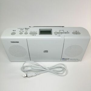 動作OK TOSHIBA TY-CW26 CDラジオ ブラック FM/AM CDプレーヤー 東芝 電源コード付き