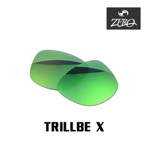 オークリー サングラス 交換レンズ トリルビーエックス ミラーレンズ TRILLBE X OAKLEY ZERO TECH BASE製 互換レンズ