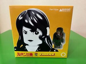 KUBRICK ルパン三世 setB キューブリック 峰不二子 ＆ バイク パッケージ未開封 メディコムトイ MEDICOM TOY 不二子 フィギュア