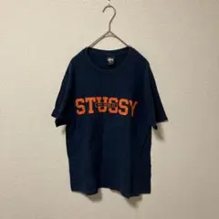 STUSSY INTL TRIBE 80 Tシャツ S ネイビー