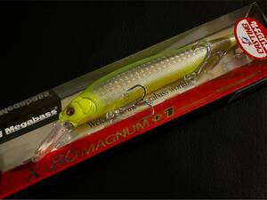  オリカラ 即決 メガバス X-80 マグナム＋1 #アーバンリバーチャート Megabass MAGNUM #URBAN RIVER CHART 限定 オリジナルカラー