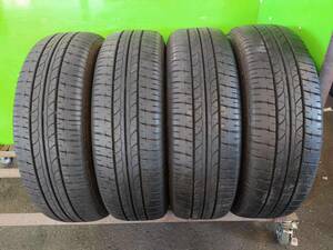 【3056】★【送料無料】★185/65R15 4本セット夏タイヤバリ山BRIDGESTONE B250【2019年】 アクア ,ノ－ト、フリード ,デミオ 等